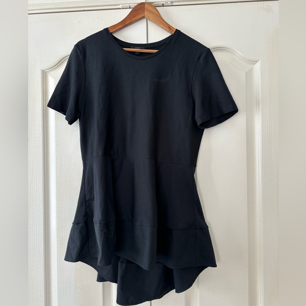 COS Elegant Black Womens Top M